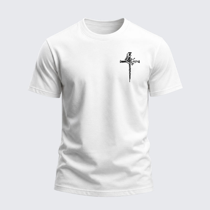 Heavyweight Cotton Tee -Cross Crown
