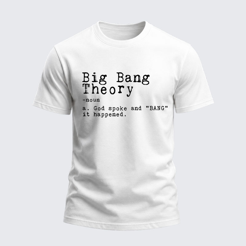 Heavyweight Cotton Tee - Big Bang Theory