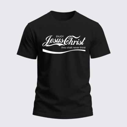 Heavyweight Cotton Tee - Enjoy Jesus