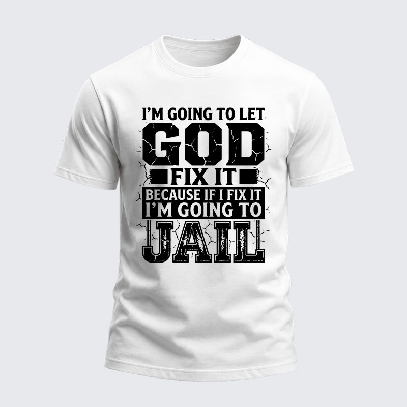 Heavyweight Cotton Tee - Lift Heavy Pray Hard