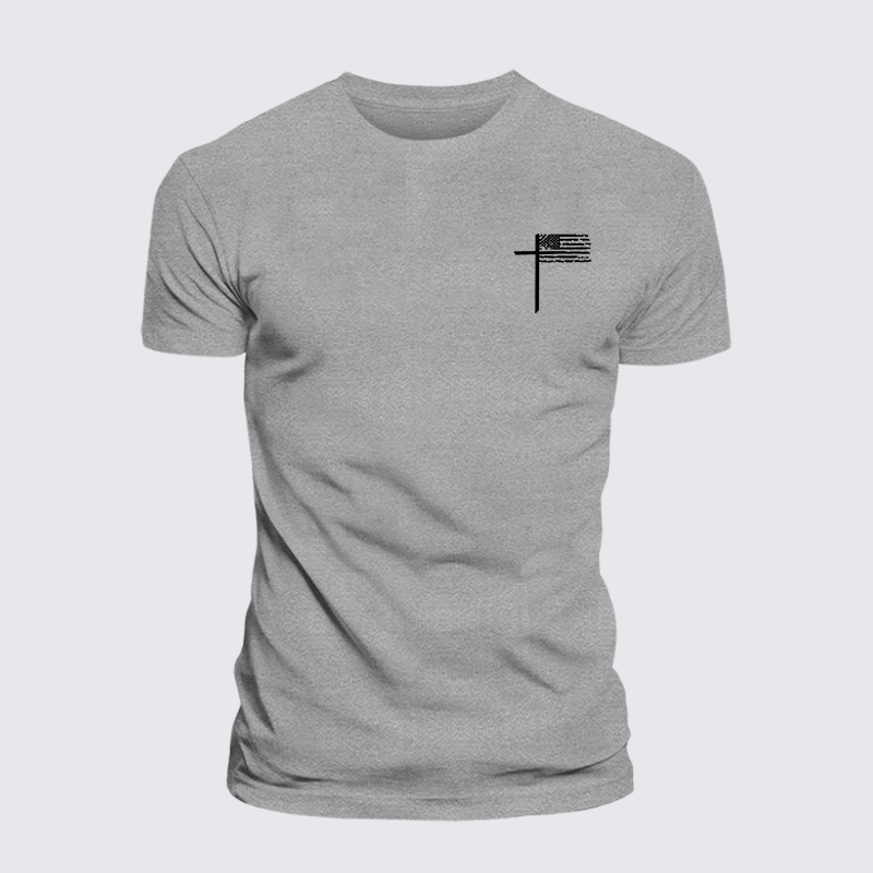 Cross Jesus God Christian Cotton T-Shirt