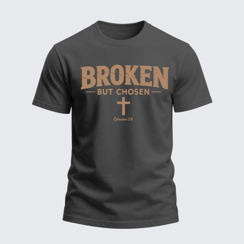 Heavyweight Cotton Tee - Broken But Chosen