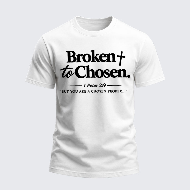 [Copy]Heavyweight Cotton Tee - Broken But Chosen