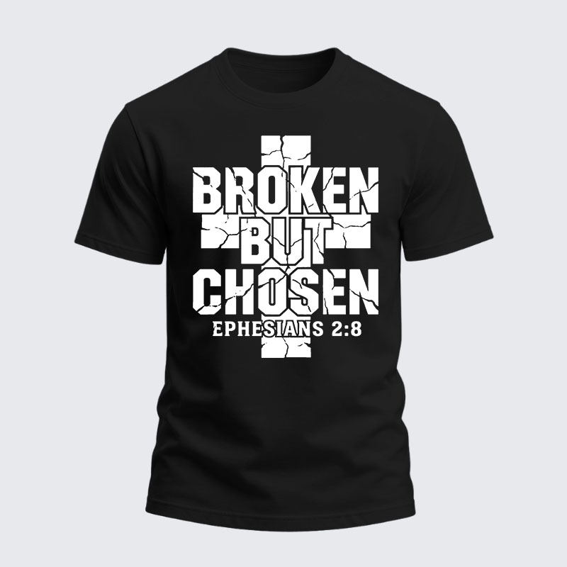 Heavyweight Cotton Tee - Broken But Chosen