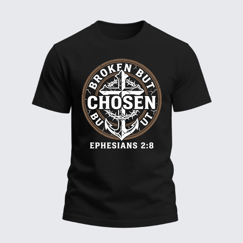 Heavyweight Cotton Tee - Broken But Chosen