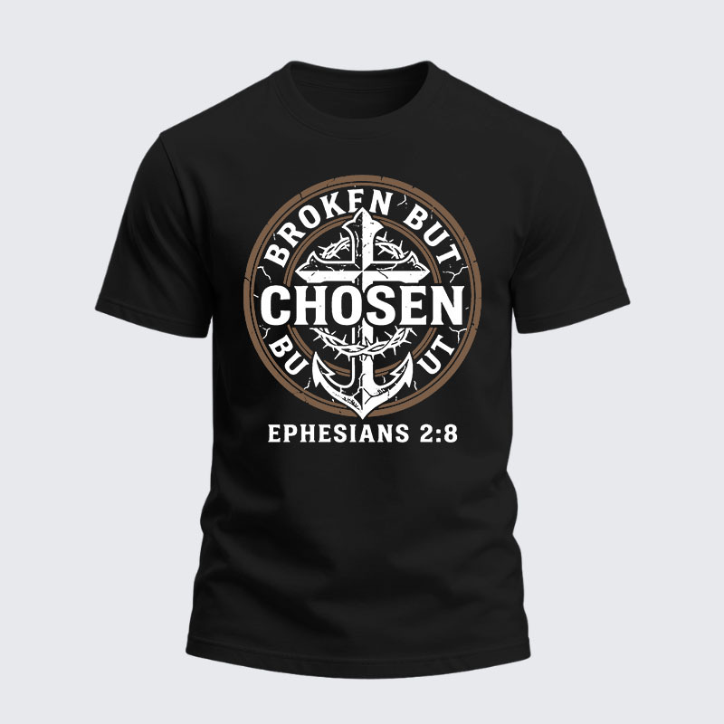Heavyweight Cotton Tee - Broken But Chosen