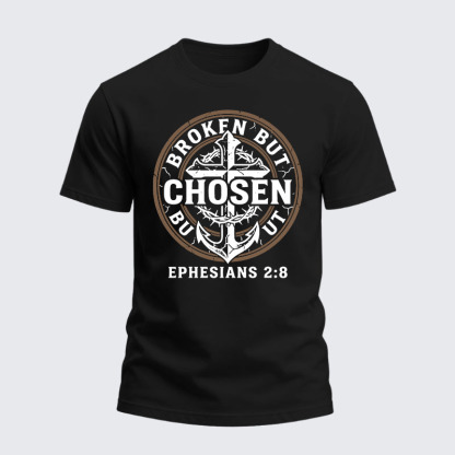 Heavyweight Cotton Tee - Broken But Chosen