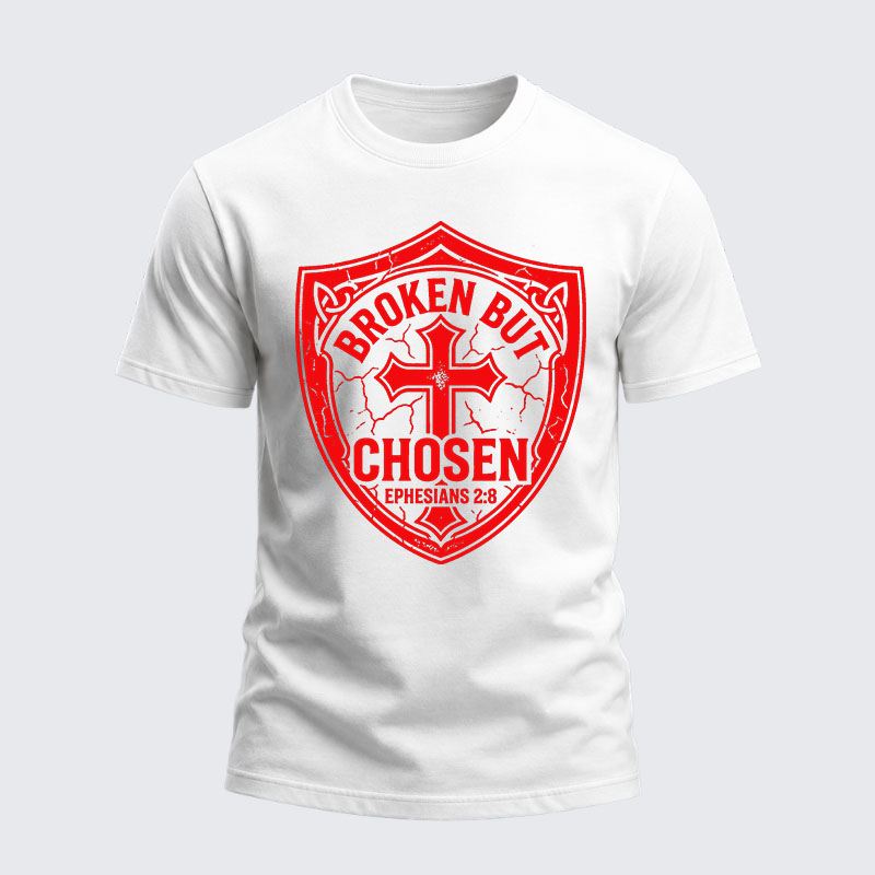 Heavyweight Cotton Tee - Broken But Chosen