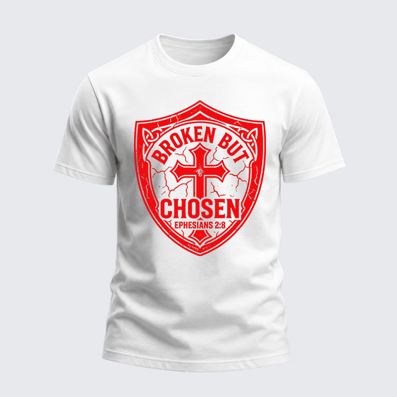 Heavyweight Cotton Tee - Broken But Chosen