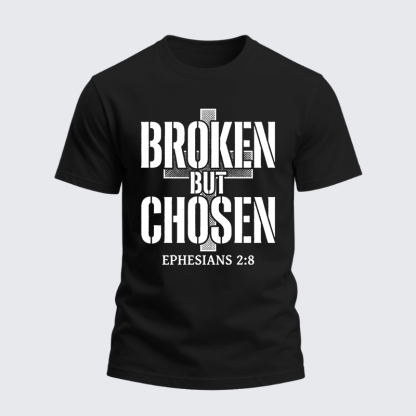 Heavyweight Cotton Tee - Broken But Chosen
