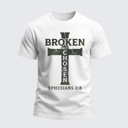 Heavyweight Cotton Tee - Broken But Chosen