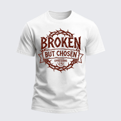 Heavyweight Cotton Tee - Broken But Chosen