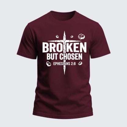 Heavyweight Cotton Tee - Broken But Chosen