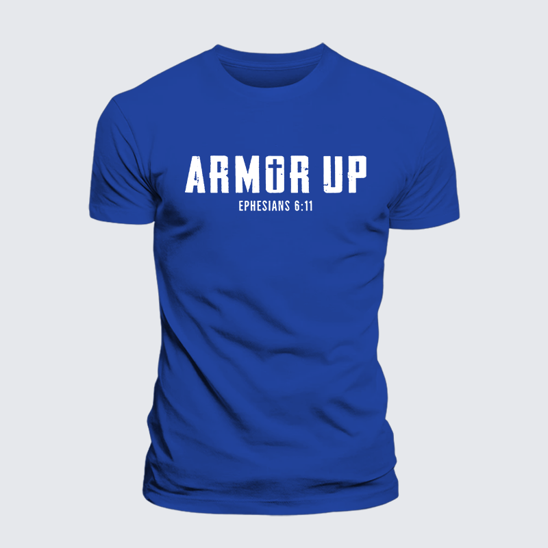 Armor Up Jesus God Christian Cotton T-Shirt