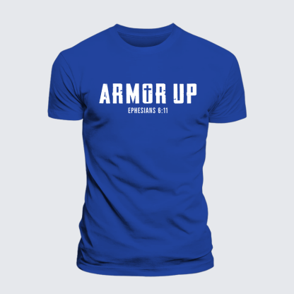 Armor Up Jesus God Christian Cotton T-Shirt