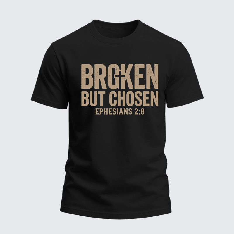 Heavyweight Cotton Tee - Broken But Chosen