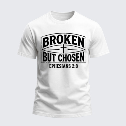 Heavyweight Cotton Tee - Broken But Chosen