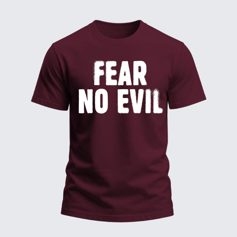 Heavyweight Cotton Tee - Fear No Evil