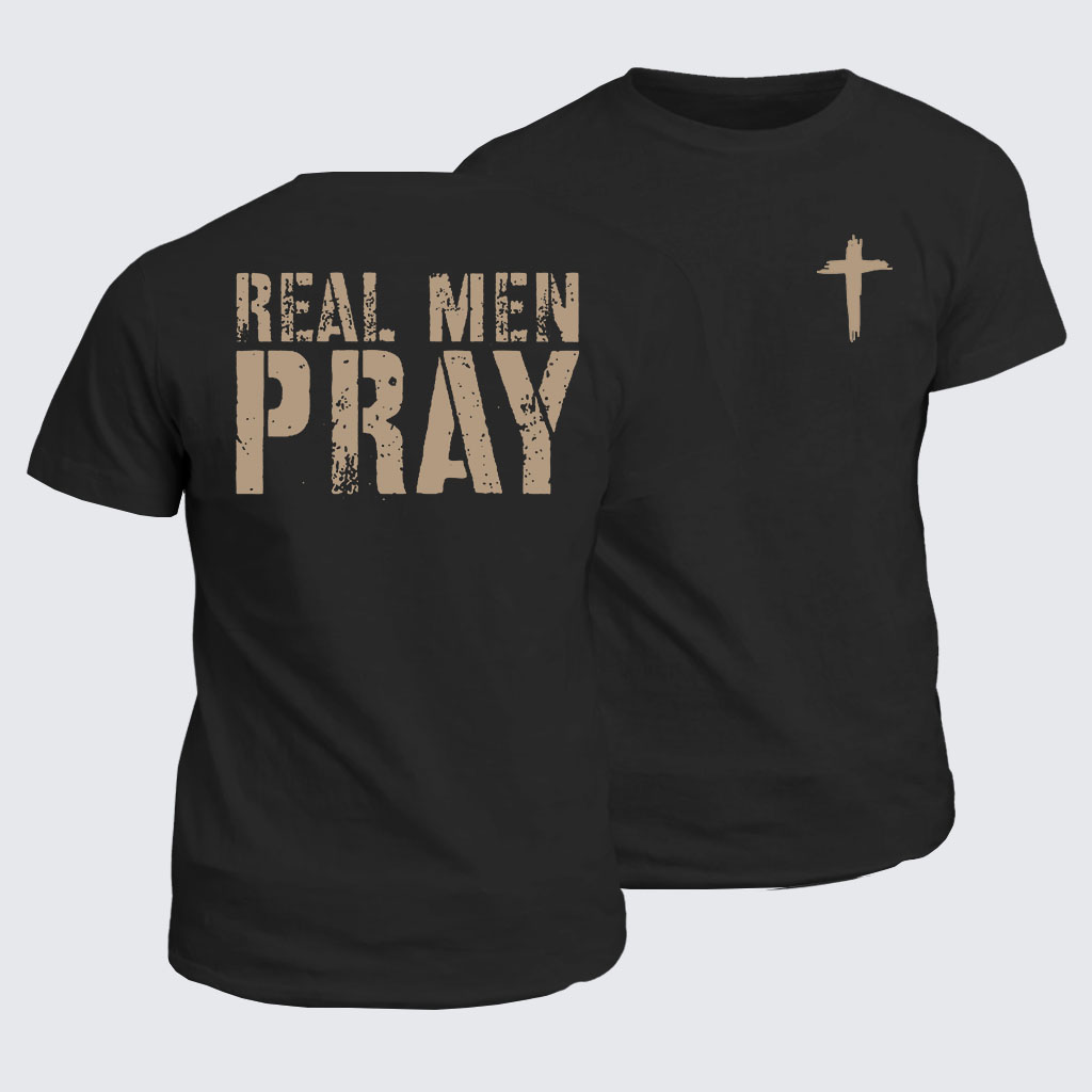 Classic Cotton Tee -  Real Men Pray