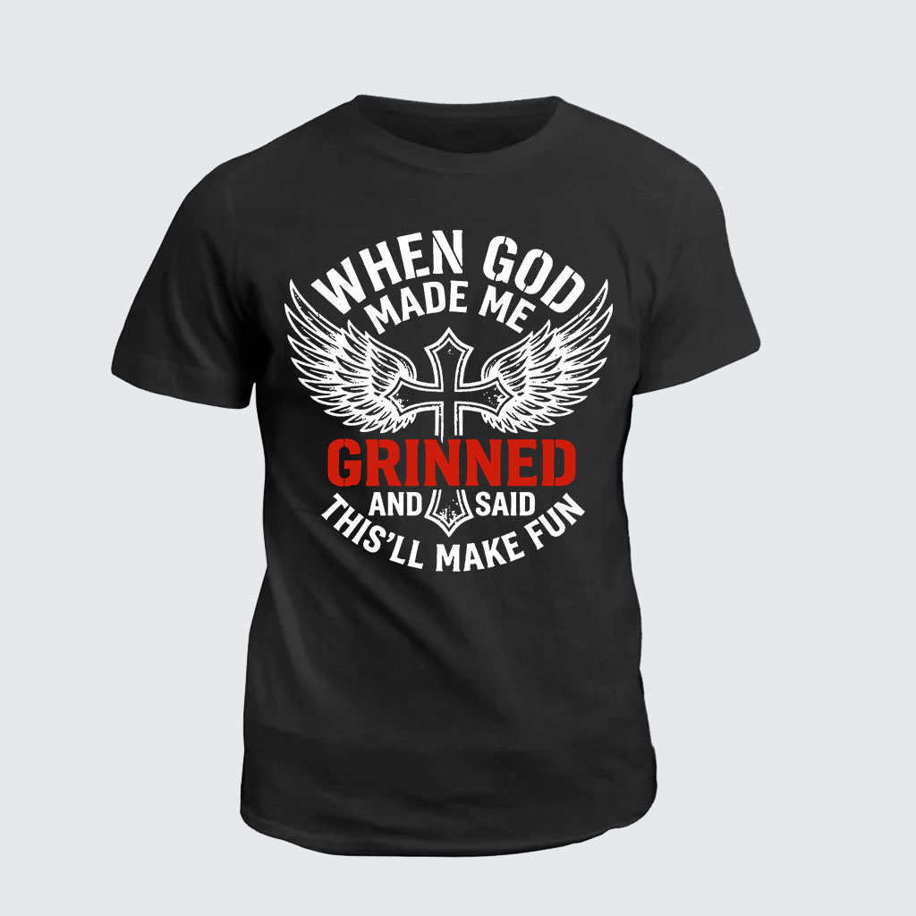 Classic Cotton Tee - When God Made Me