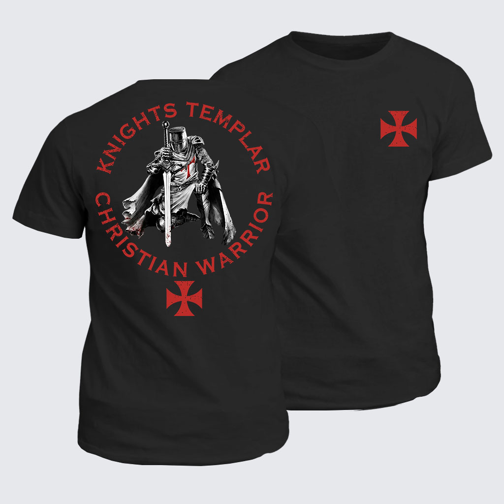 Classic Cotton Tee - Knights Templar Templar Cross Crusader Knight