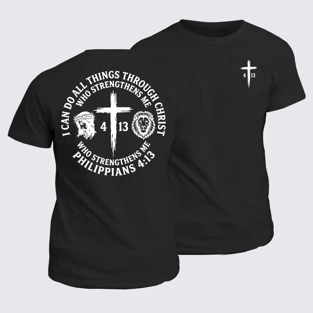 Classic Cotton Tee - All Things Through Christ