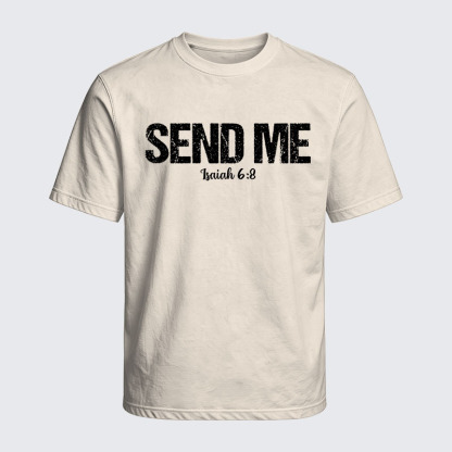 Washed T-Shirt - Isaiah 6:8 - SEND ME