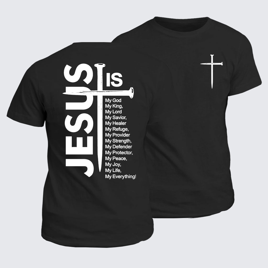 Classic Cotton Tee -  Jesus and The Cross