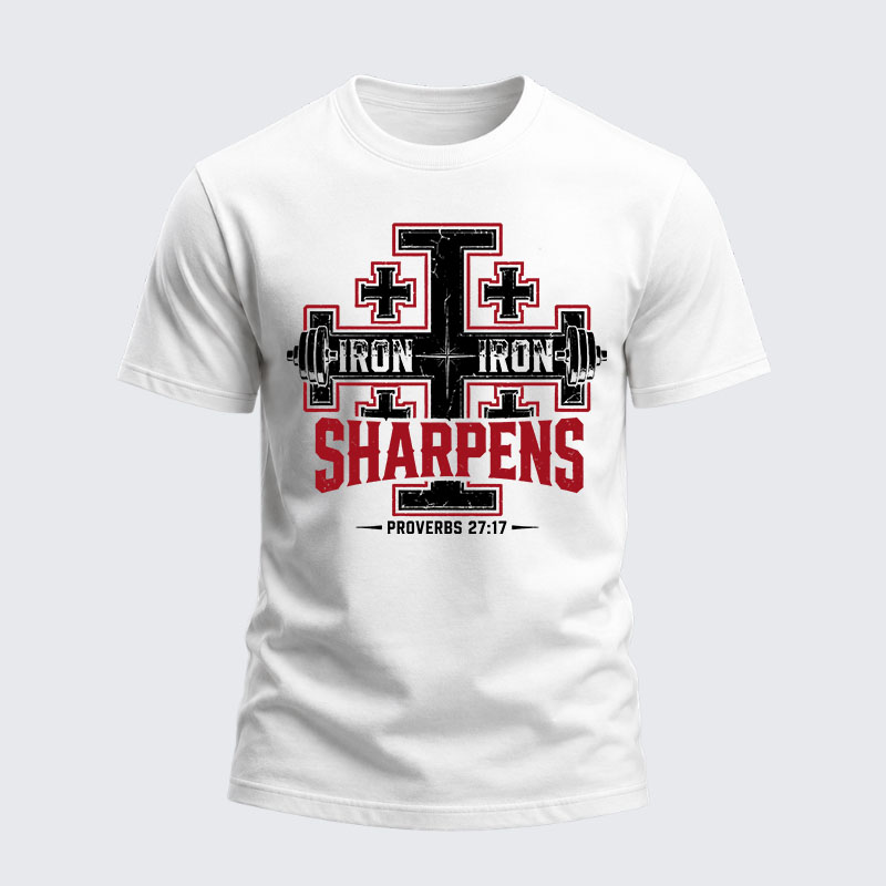 Heavyweight Cotton Tee - Iron Sharpens Iron