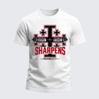 Heavyweight Cotton Tee - Iron Sharpens Iron