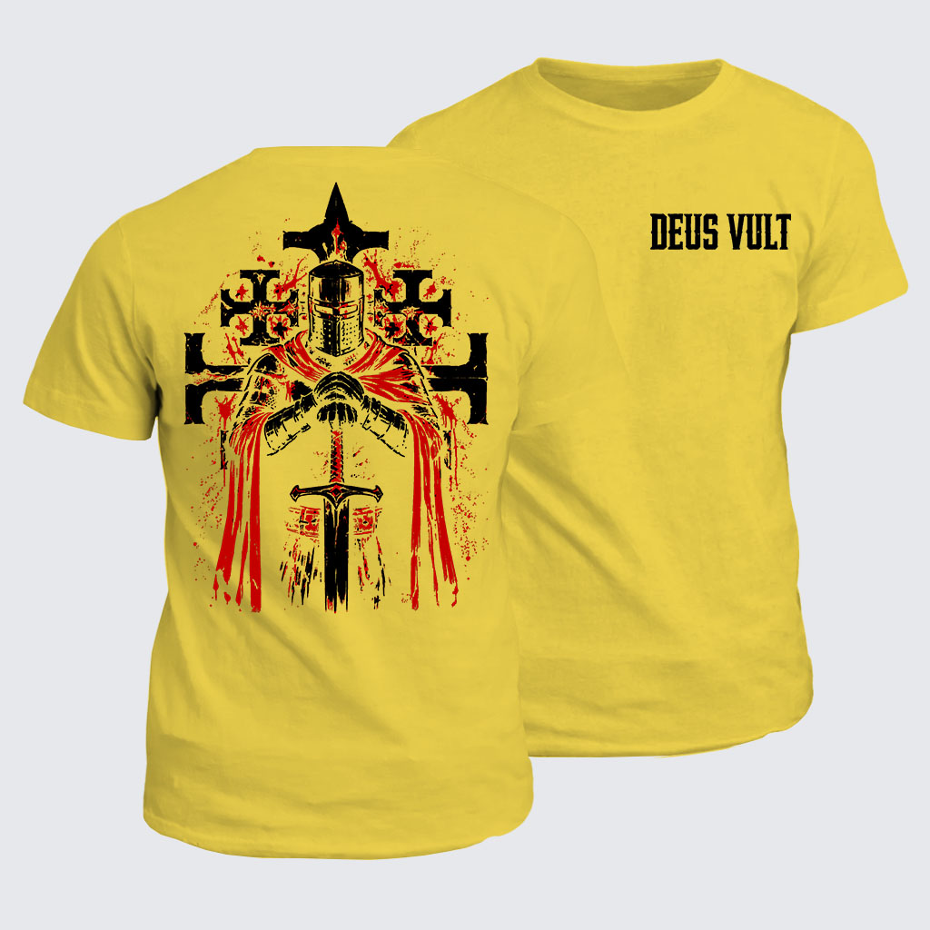 Classic Cotton Tee - Deus Vult: God Wills It