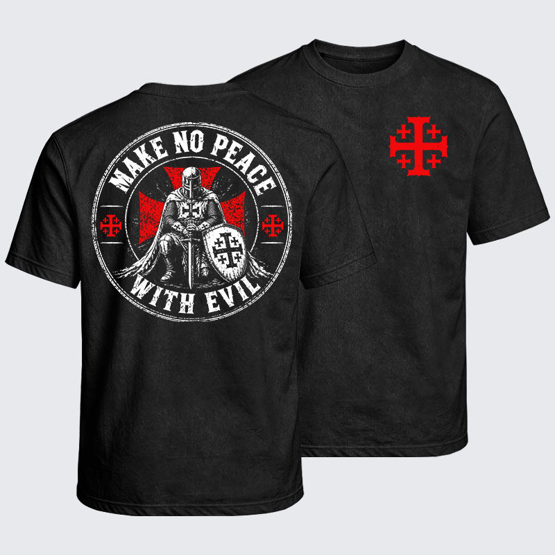 Washed T-Shirt - Make No Peace With Evil