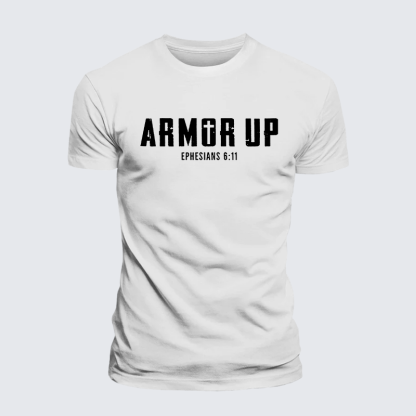 Armor Up Jesus God Christian Cotton T-Shirt