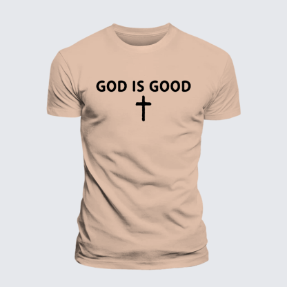 God Is Good Jesus God Christian Premium Mercerized Cotton Tee
