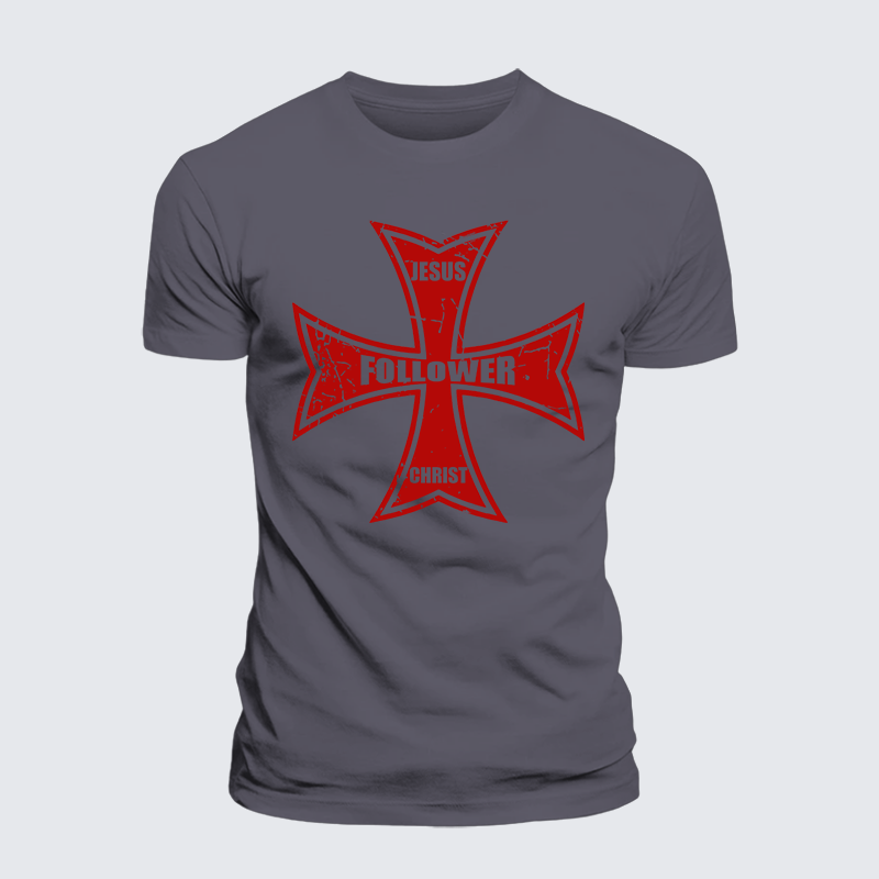 [Copy]Alpha and Omega Jesus God Christian Premium Mercerized Cotton Tee