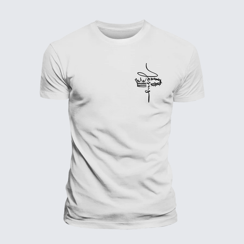 Jesus God Christian Premium Mercerized Cotton Tee