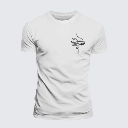 Jesus God Christian Premium Mercerized Cotton Tee