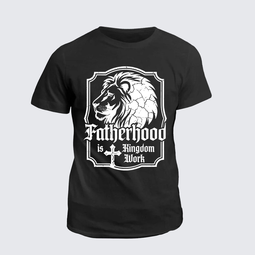 Fatherhood Jesus God Christian Cotton T-Shirt