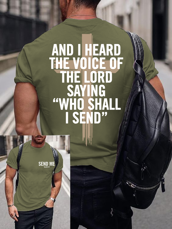 Send Me Jesus God Christian Cotton T-Shirt