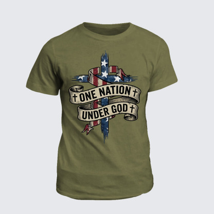 Classic Cotton Tee -  One Nation
