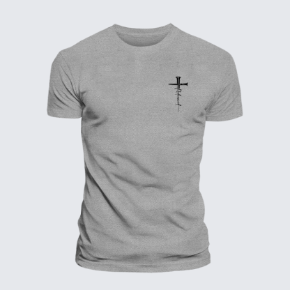 Cross Redeemed Jesus God Christian Cotton T-Shirt