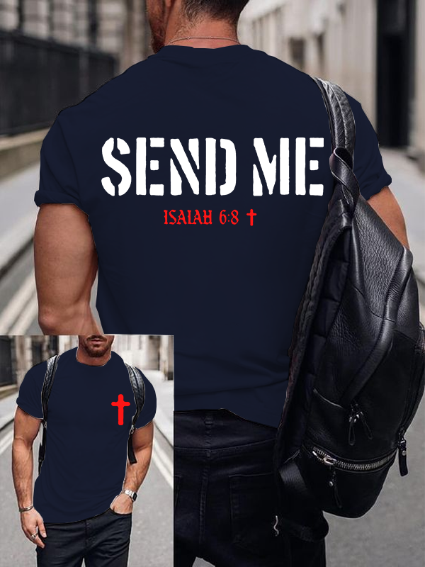 Send Me Jesus God Christian Cotton T-Shirt