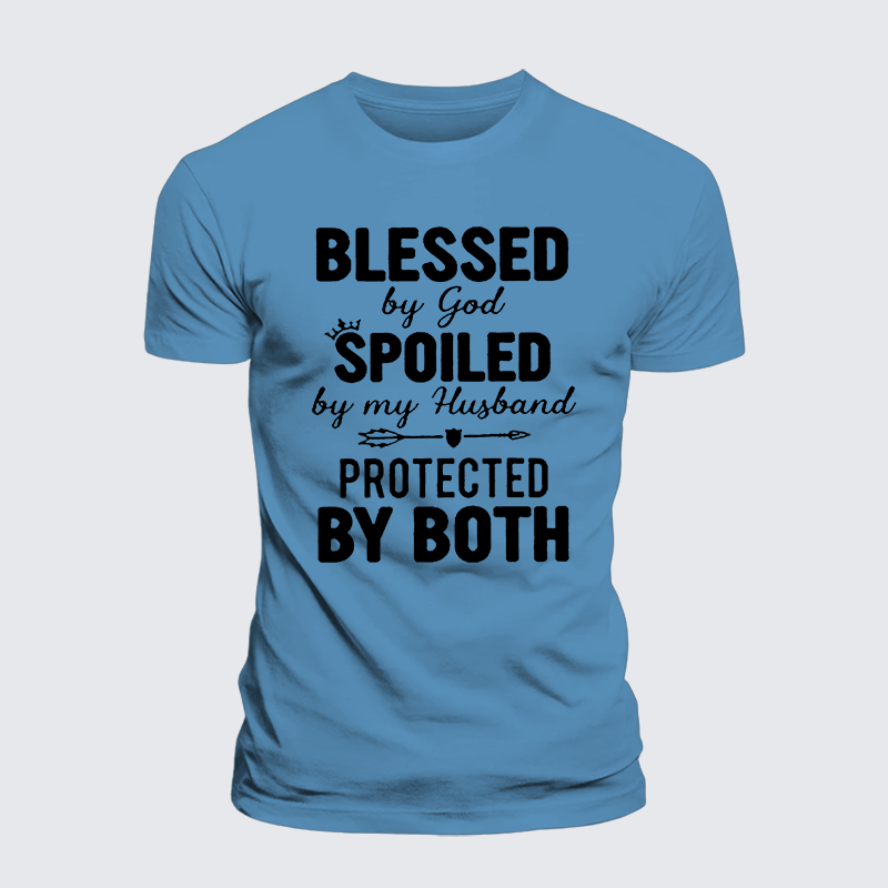 God Bless Jesus God Christian Premium Mercerized Cotton Tee