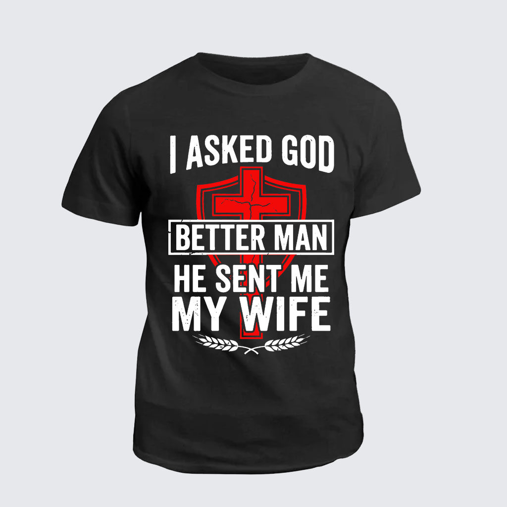 [Copy]Fatherhood Jesus God Christian Cotton T-Shirt
