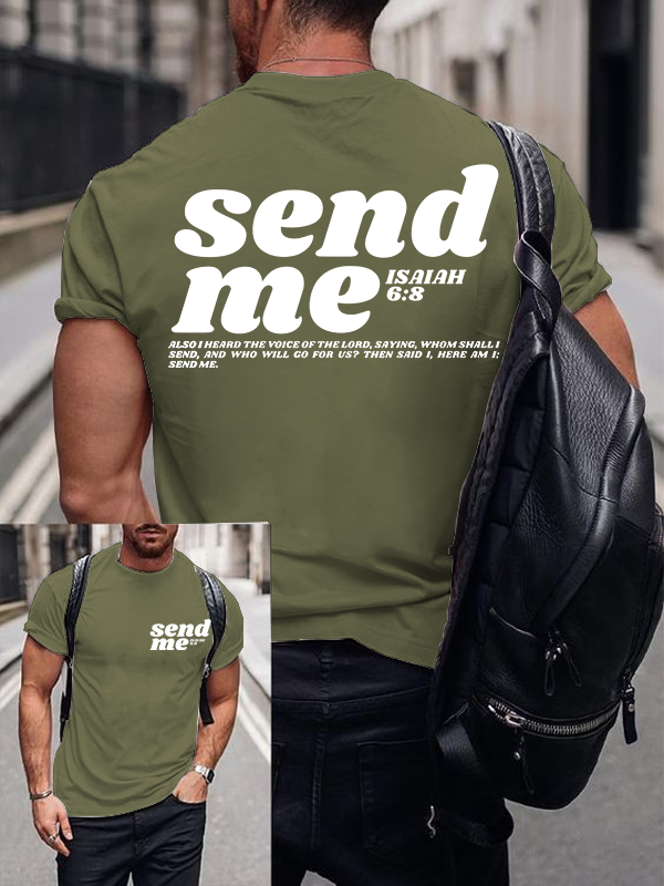 Send Me Jesus God Christian Cotton T-Shirt