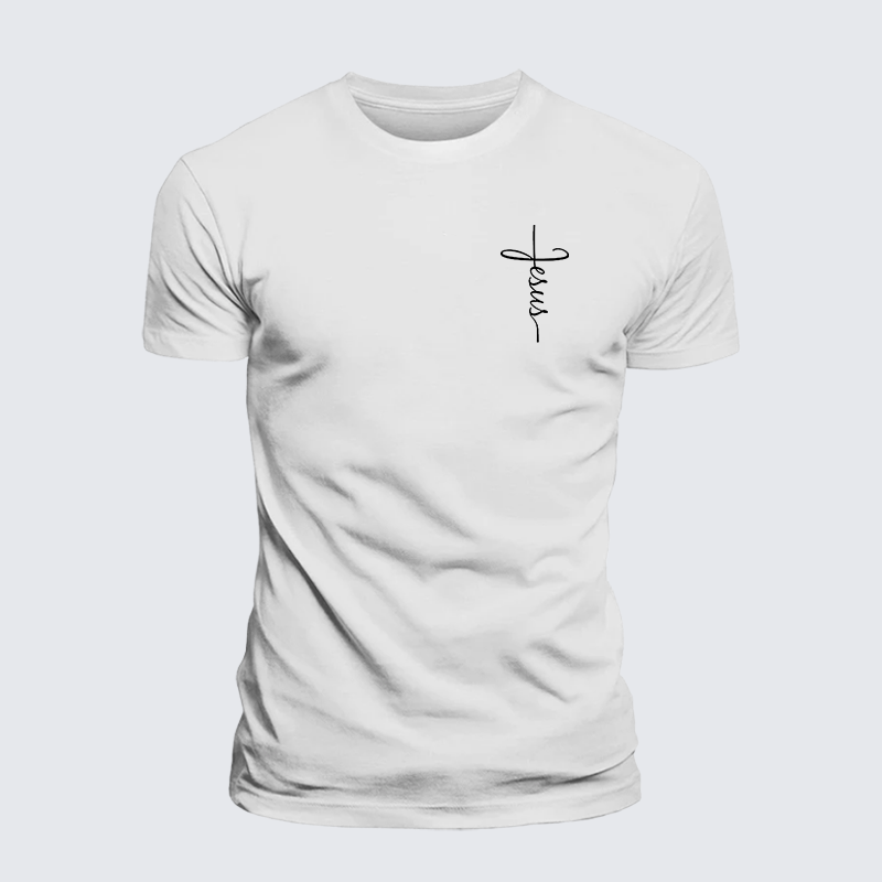 Jesus Cross Jesus God Christian Cotton T-Shirt
