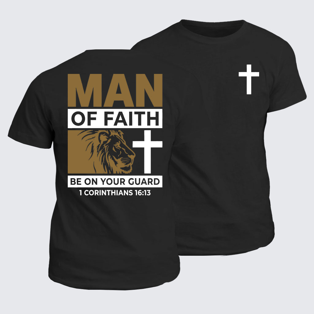 [Copy]Iron Sharpens Iron - Proverbs 27:17 Jesus God Christian Cotton T-Shirt