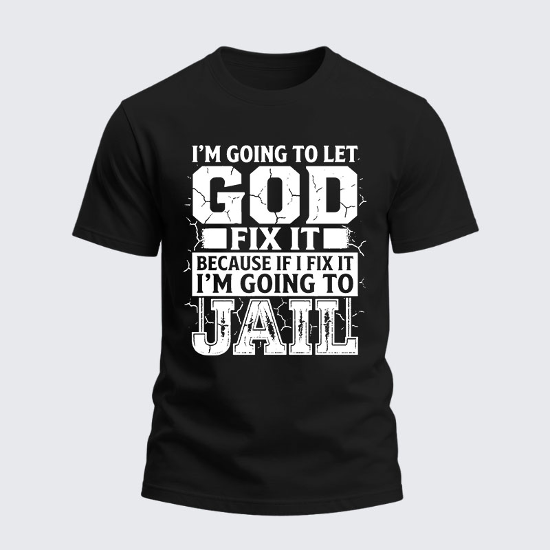 Heavyweight Cotton Tee - Lift Heavy Pray Hard