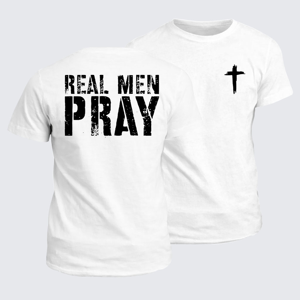 Classic Cotton Tee -  Real Men Pray