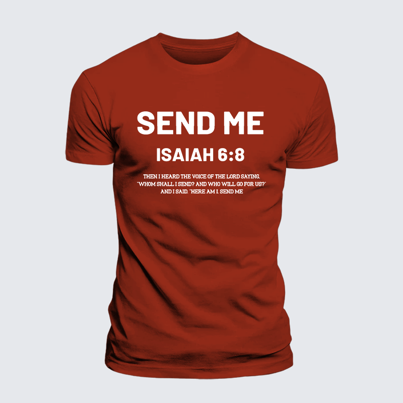 Send Me Jesus God Christian Premium Mercerized Cotton Tee